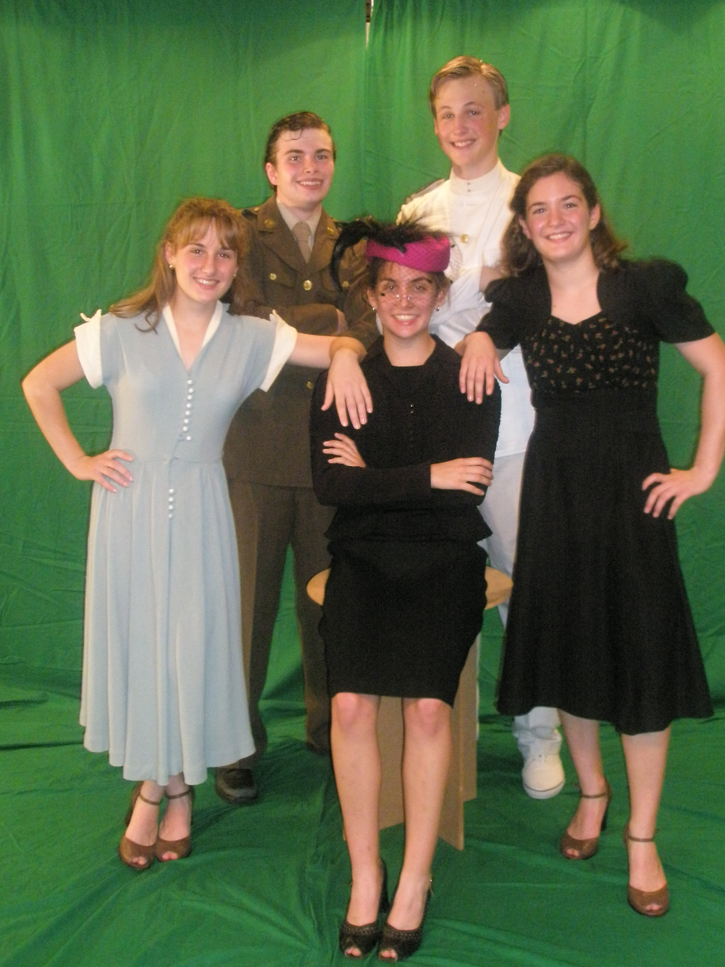 (Front) - Nicole, Anna, Claire (Back) - James, David