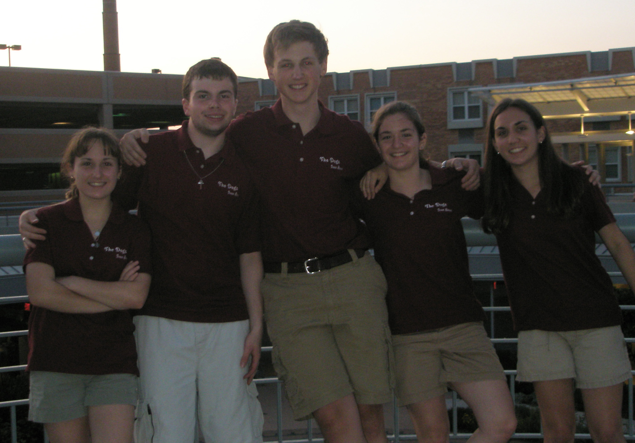 From left to right - Nicole, James, David, Claire, Anna