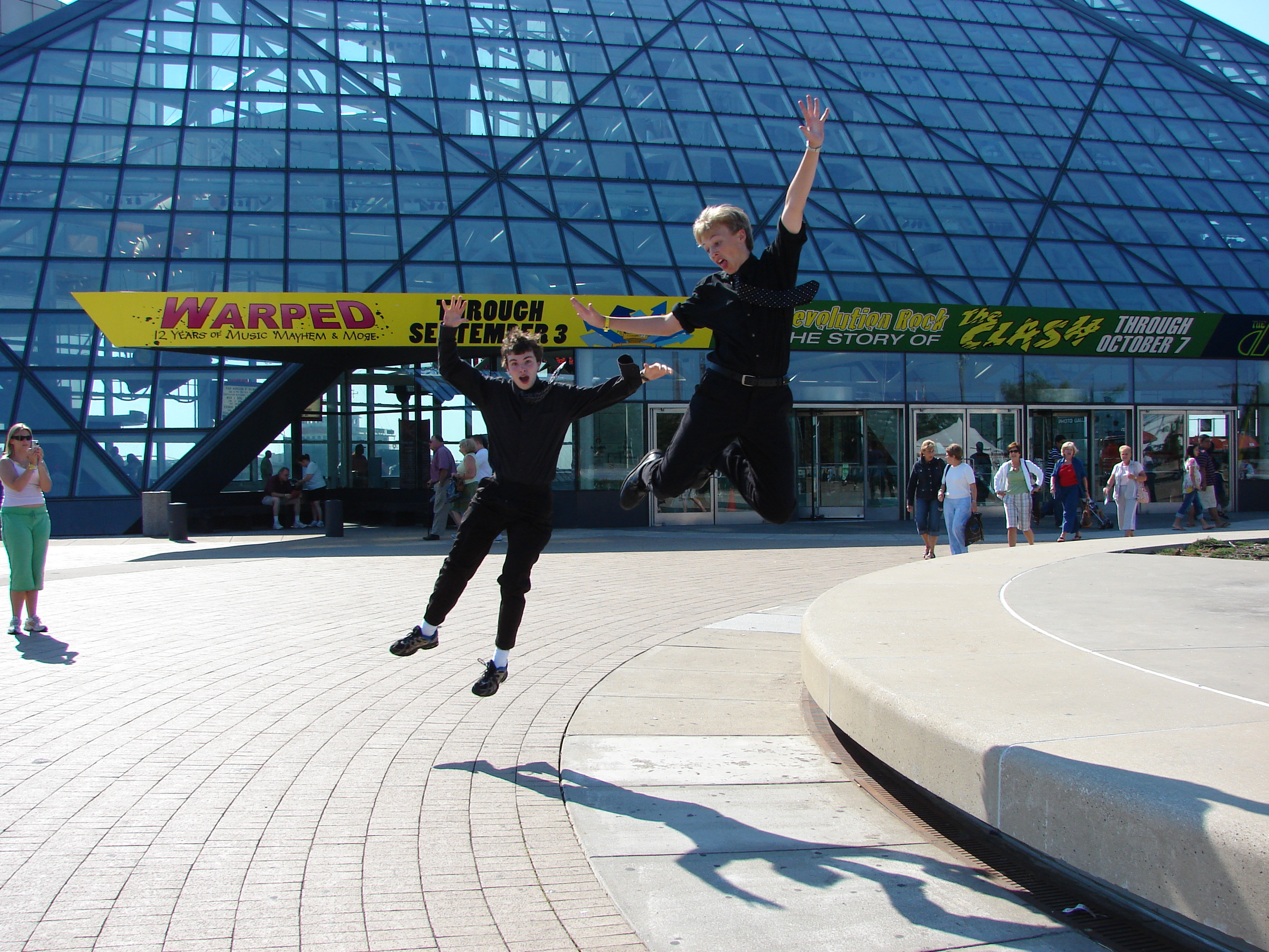 (from left to right) James, David (Rock and Roll Hall of Fame)